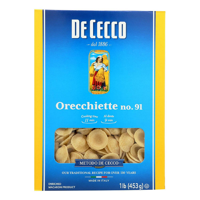 De Cecco Pasta - Pasta - Orecchiette - Case of 12 - 16 oz Image