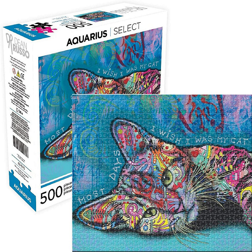 Dean Russo Cat 2 500 Piece Jigsaw Puzzle Image