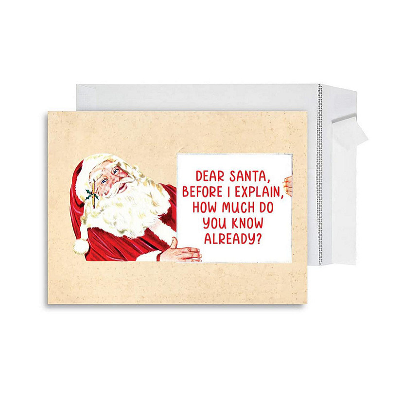 Dear Santa How Much Do You Know 8.5x11IN Image