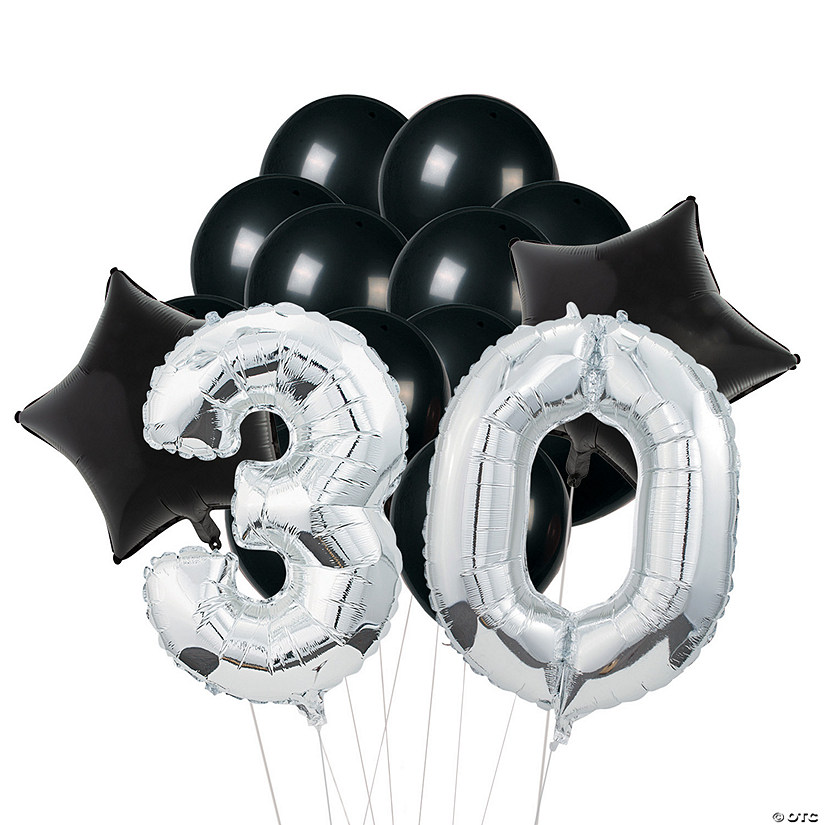 Death to My 20s Balloon Bouquet - 17 Pc. Image