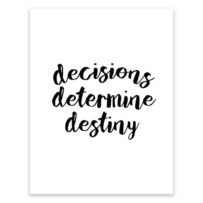 Decisions Determine Destiny 1Pk 8.5x11in Image