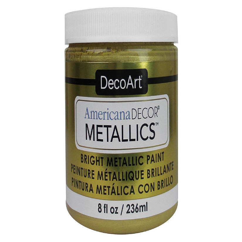 Decoart Americana Decor Metallics 8oz Soft Gold Oriental Trading