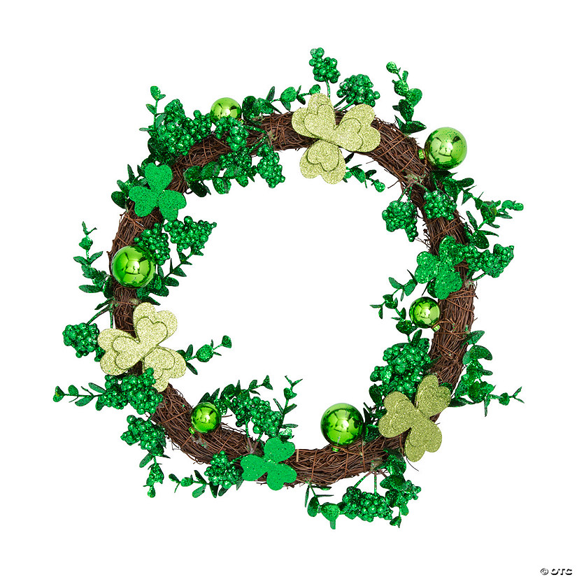 Decorative Shamrock Wreath Image