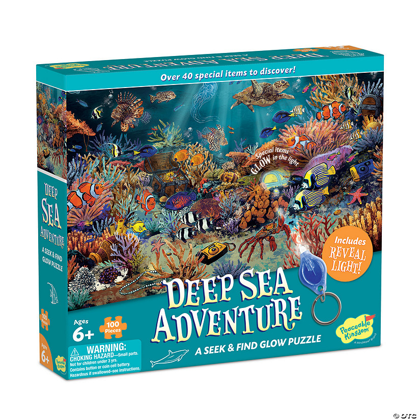 Deep Sea Adventure Seek & Find Glow Puzzle Image