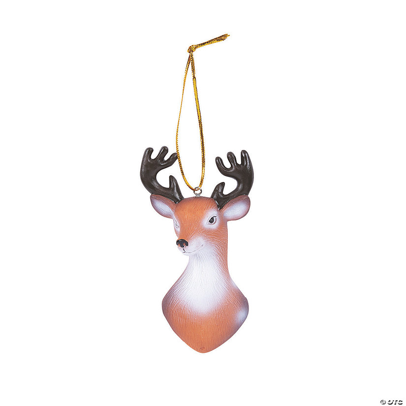 Deer Antler Christmas Ornaments - 12 Pc. Image