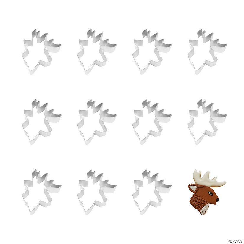 Deer Head 4" Cookie Cutters Image