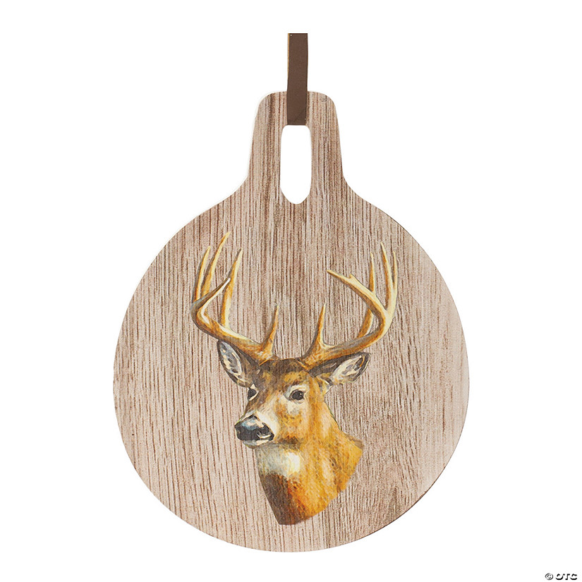 Deer Print Cutting Board D&amp;#233;cor 7.75"D Image