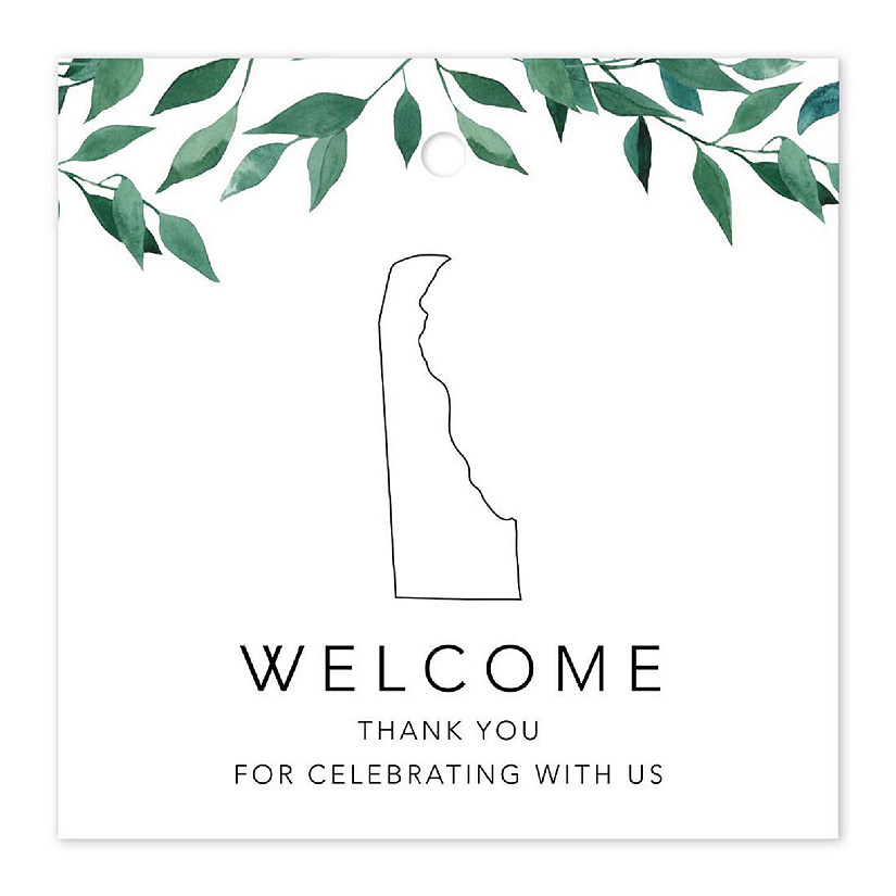 Delaware Greenery OOT Tags 2in 24pk Image