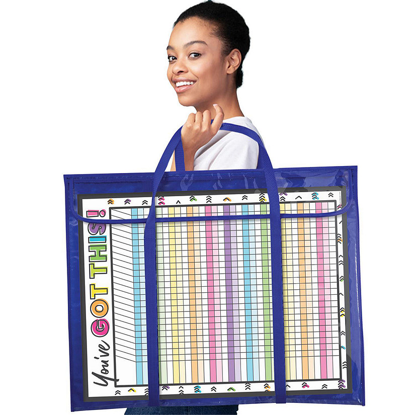 Deluxe Bulletin Board Storage Pocket Chart Storage Image