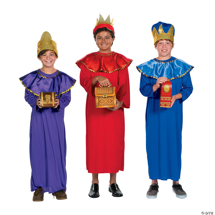 Deluxe Child&#8217;s Wise Men Costume Kit - 12 Pc. Image