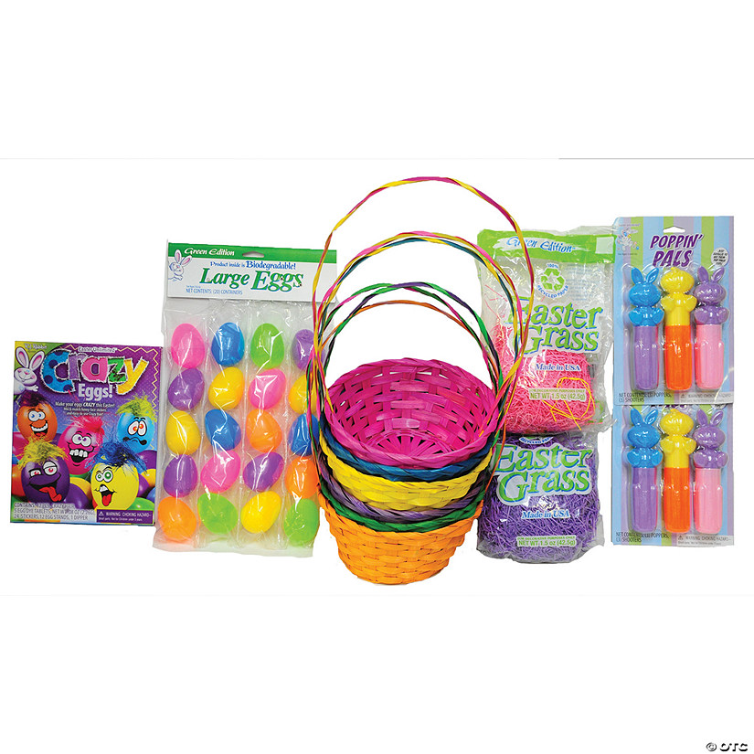 Deluxe Easter Basket Kit Six Baskets | Oriental Trading