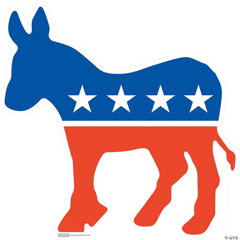 Democratic Donkey Cardboard Stand-Up Image