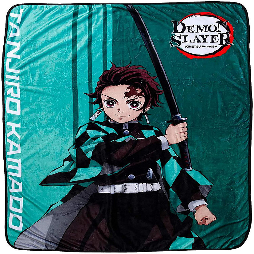 Demon Slayer Tanjiro 45 x 60 Inch Fleece Throw Blanket Image