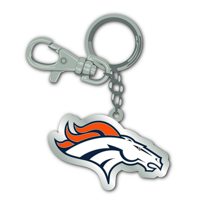 Denver Broncos Beveled NFL Team Key Tag Image