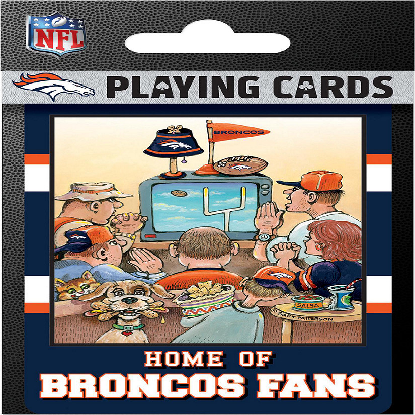 Denver Broncos Fan Deck Playing Cards - 54 Card Deck Image