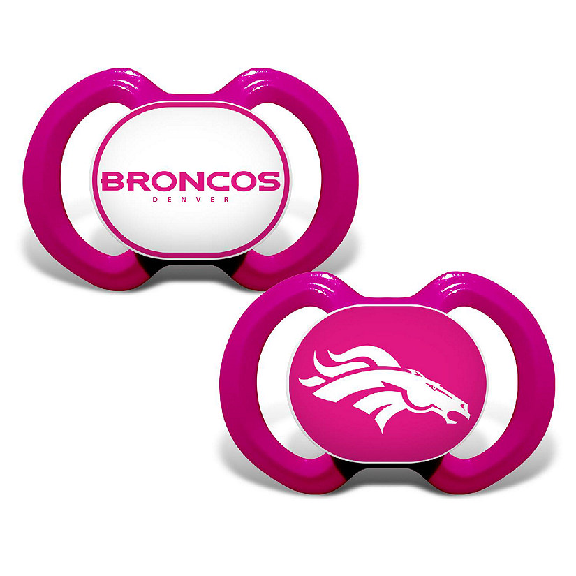 Denver Broncos - Pink Pacifier 2-Pack Image