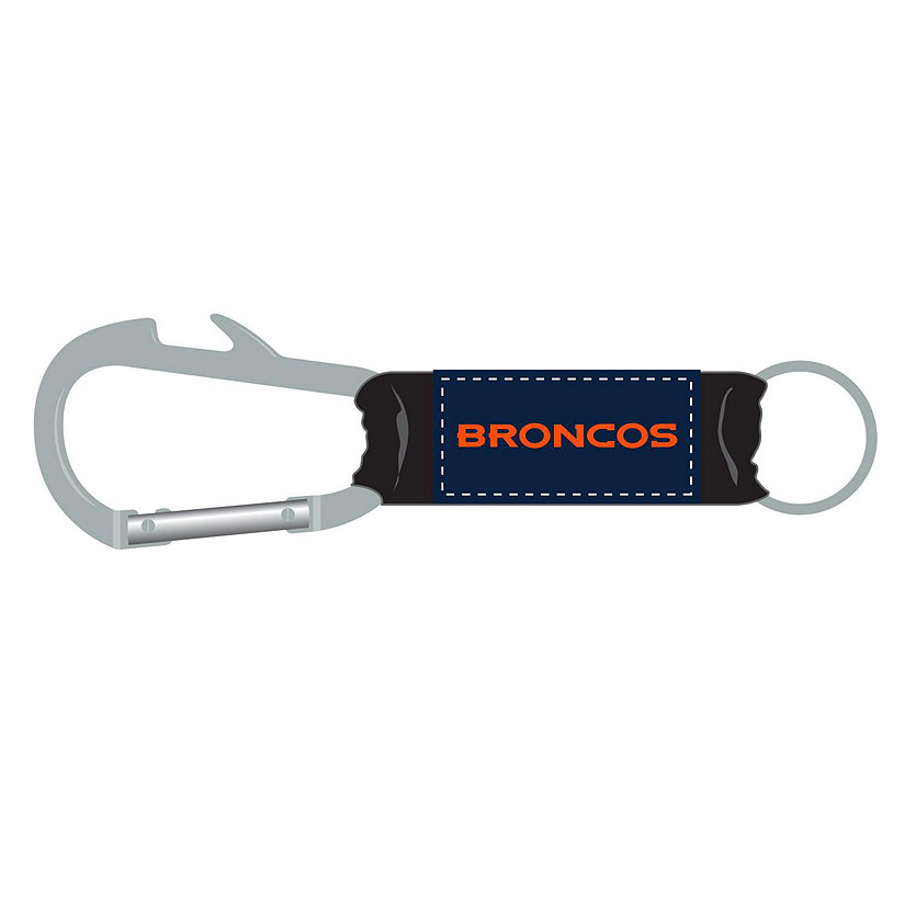 Denver Broncos RPET Material Carabiner Key Tag Image