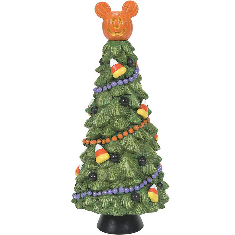 Department 56 Disney Village Pumpkintown Manor Tree Figurine 6009782 6.6 Inch Image