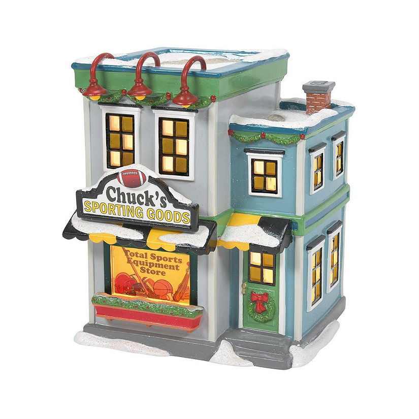 Department 56 Peanuts Village Chuck's Sporting Goods Building 6.8 Inch 6007737 Image