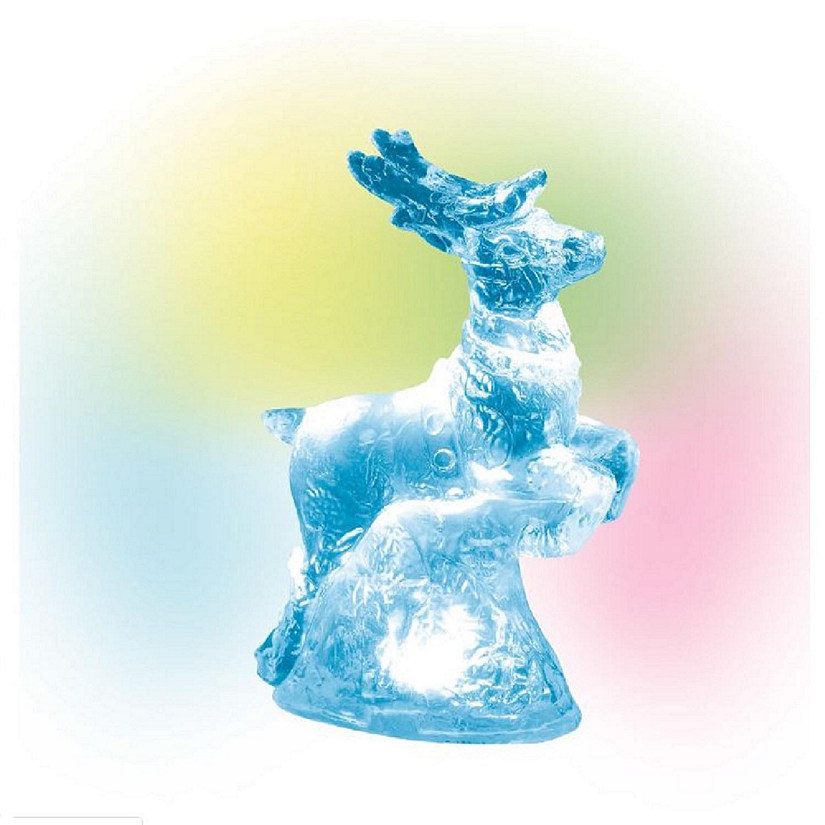 Department 56 Village Lighted Ice Castle Reindeer Accessory Figurine 6003188 New Image