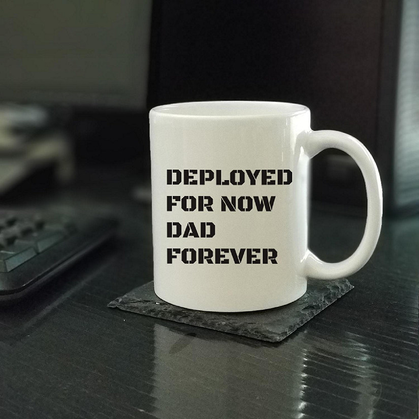 Deployed but Dad Forever Ceramic Mug Image