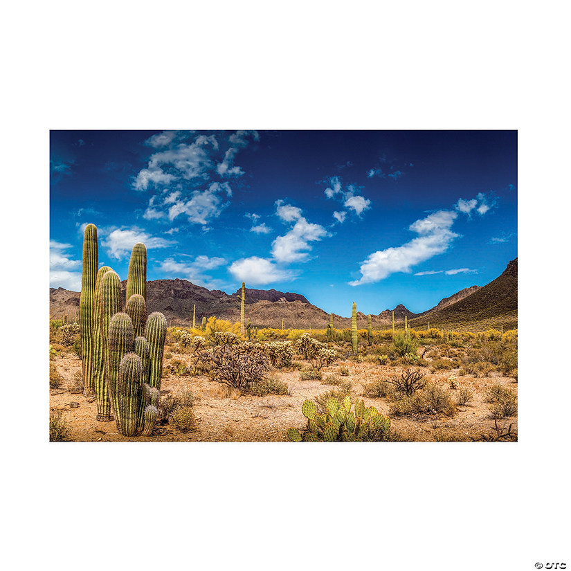 Desert Cactus Backdrop Banner - 3 Pc. Image