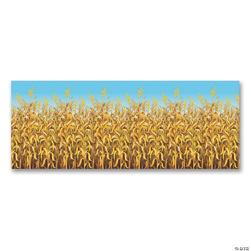 Design-A-Room Fall Cornstalks Backdrop Image
