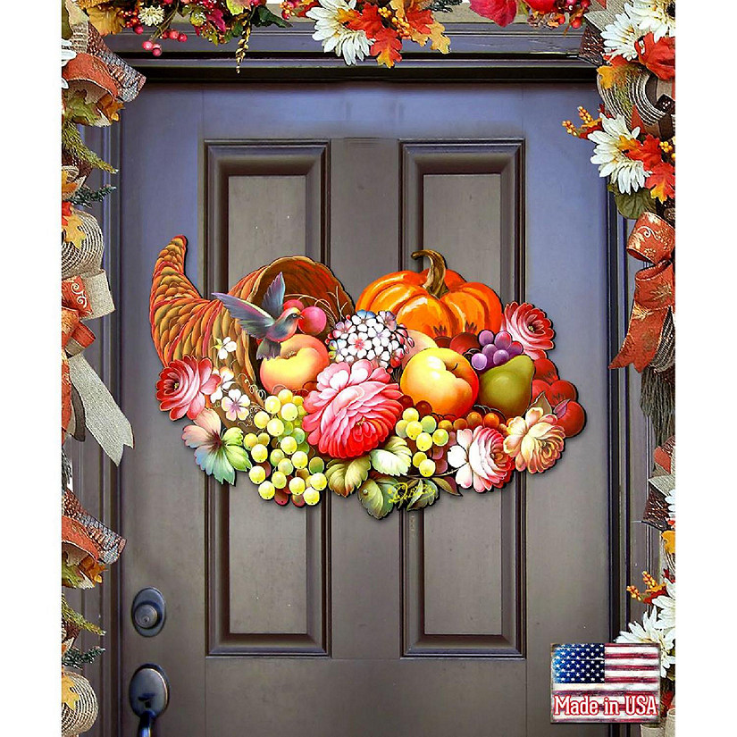 Thanksgiving Cornucopia Door Décor