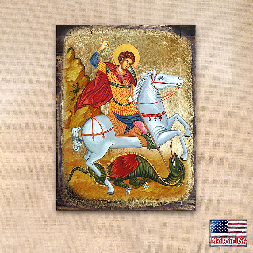 saint george and the dragon icon