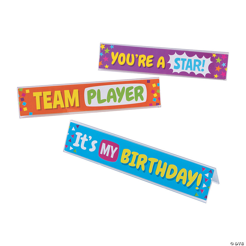 Desk Plate Awards - 12 Pc. Image