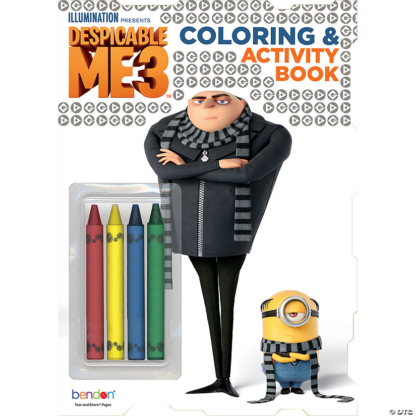 Despicable Me&#8482; 3 Coloring Book with Crayons Image