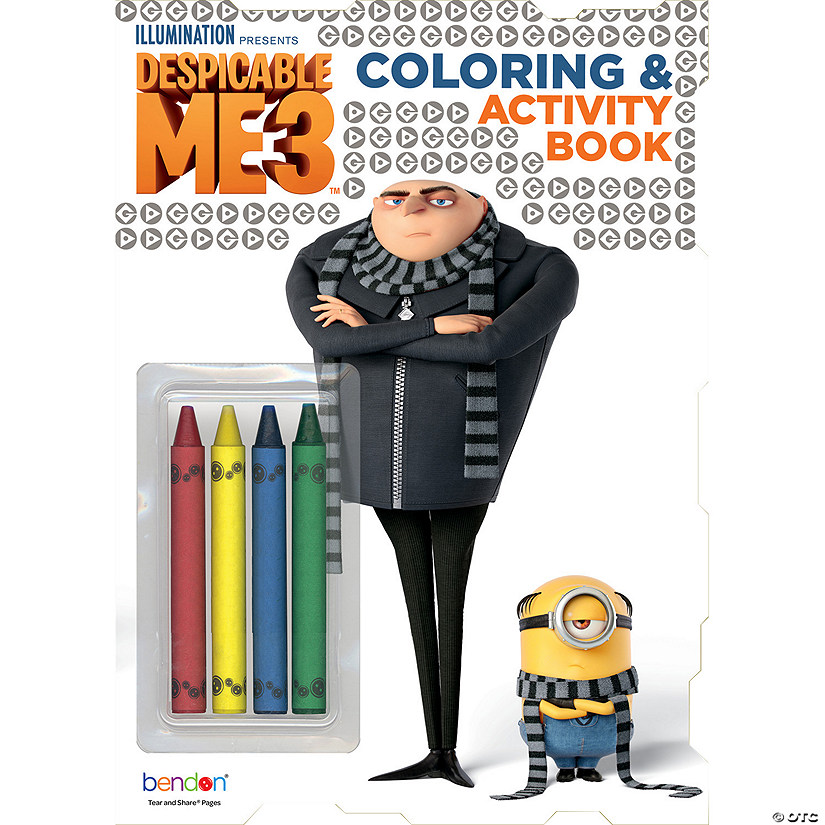 Despicable Me??? 3 Coloring Book with Crayons Oriental Trading