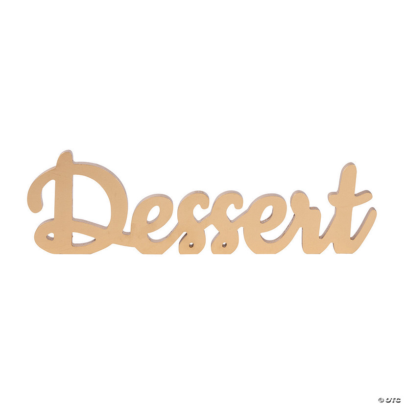 Dessert Tabletop Sign Image