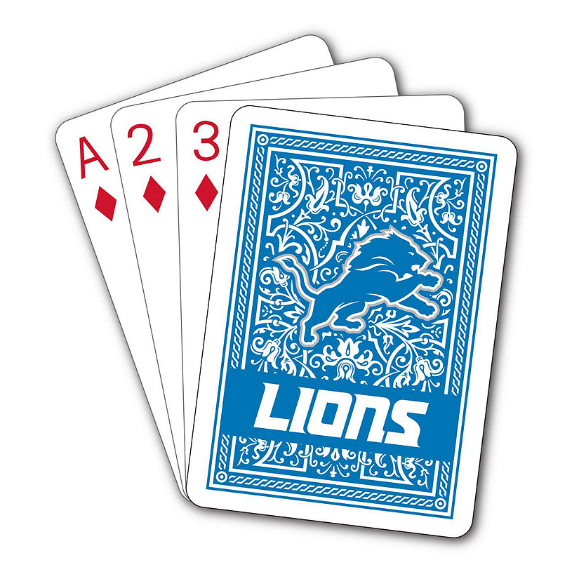 Detroit Lions NFL Team Playing Cards Image