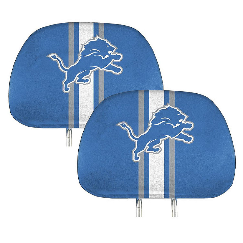 Detroit Lions Head Rest Cover