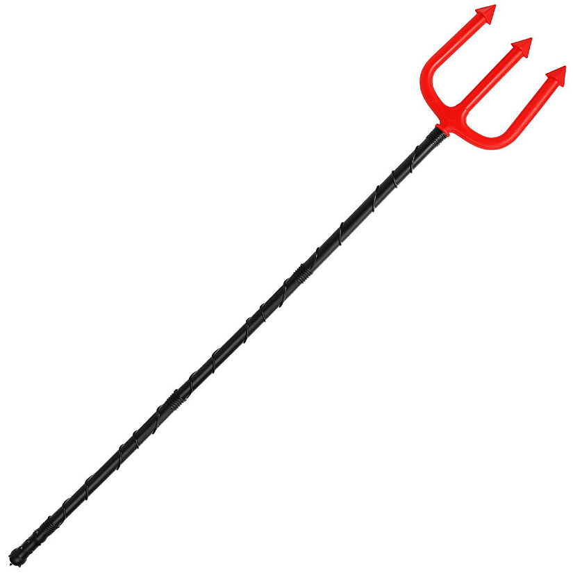 Devil Pitchfork Costume Accessories - Devils Demon Prop Pitch Fork Trident Accessory for Adults and Kids Image