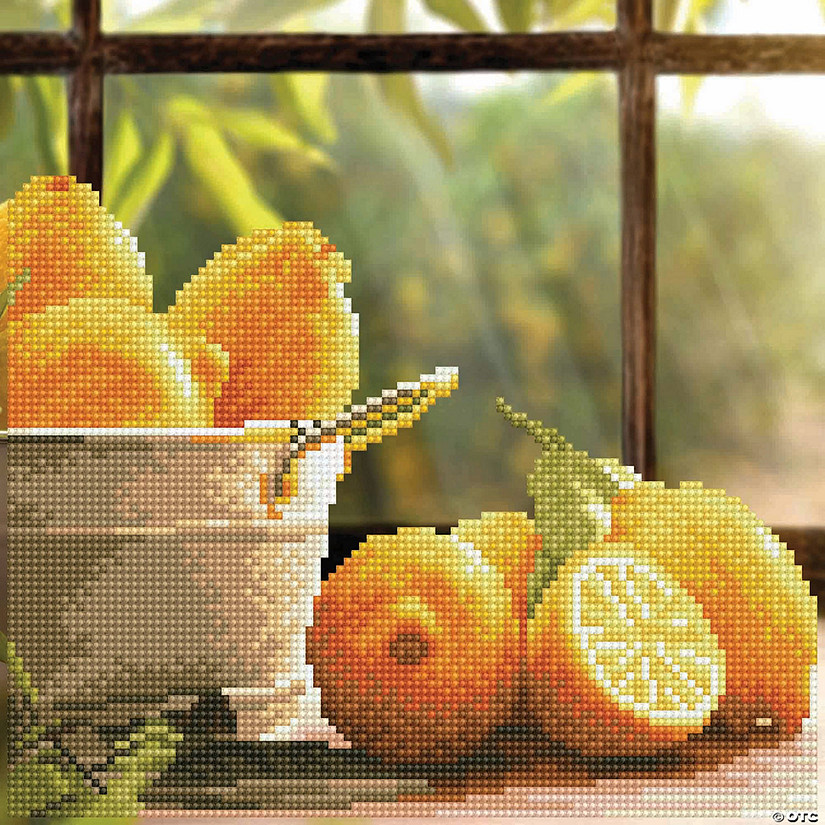 Diamond Art Kit 12"x 12" Moderate Lemons&#160; &#160;&#160; &#160; Image