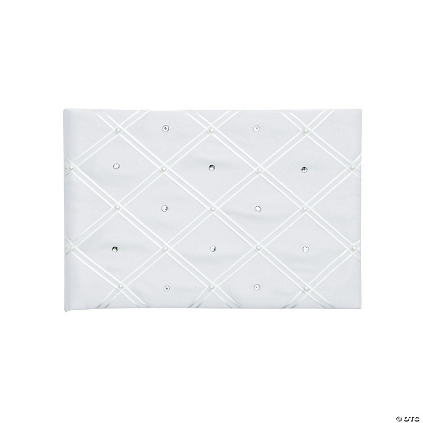 Diamond Design Wedding Guest Book Image