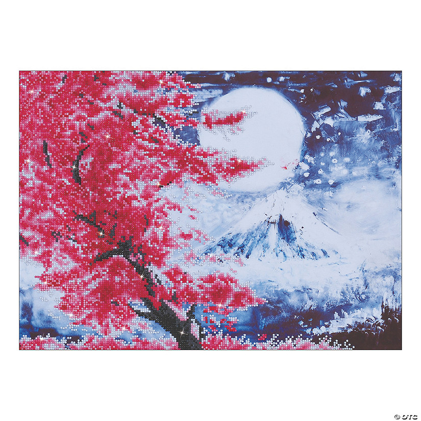 Diamond Dotz-Cherry Blossom Mountain Image