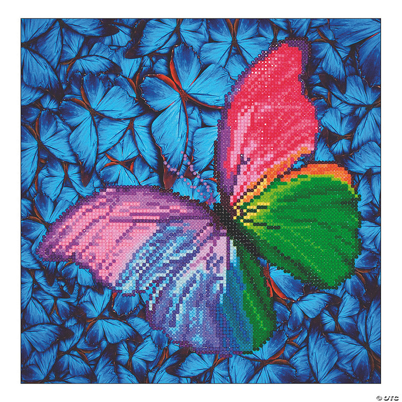 Diamond Dotz Embroidery Facet Art Kit - Flutter by Pink Image