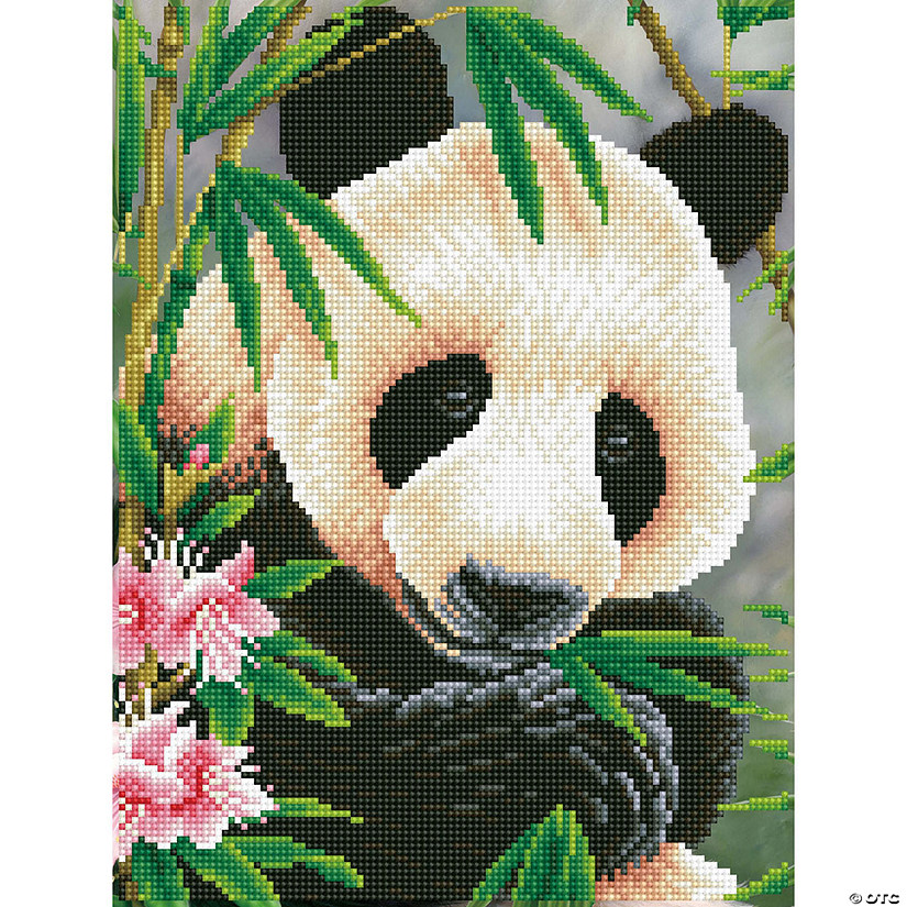 Diamond Dotz Facet Art Kit Intermediate Panda Prince&#160; &#160;&#160; &#160; Image