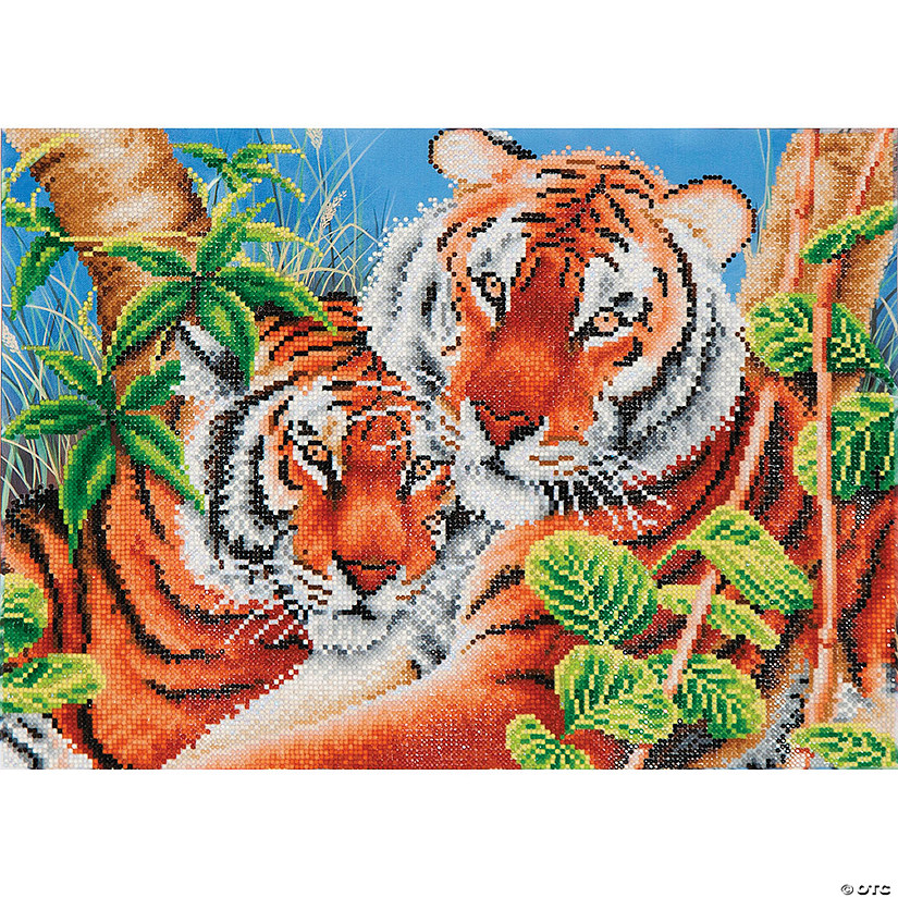 Diamond Dotz Facet Art Kit Intermediate Tender Tigers&#160; &#160;&#160; &#160; Image