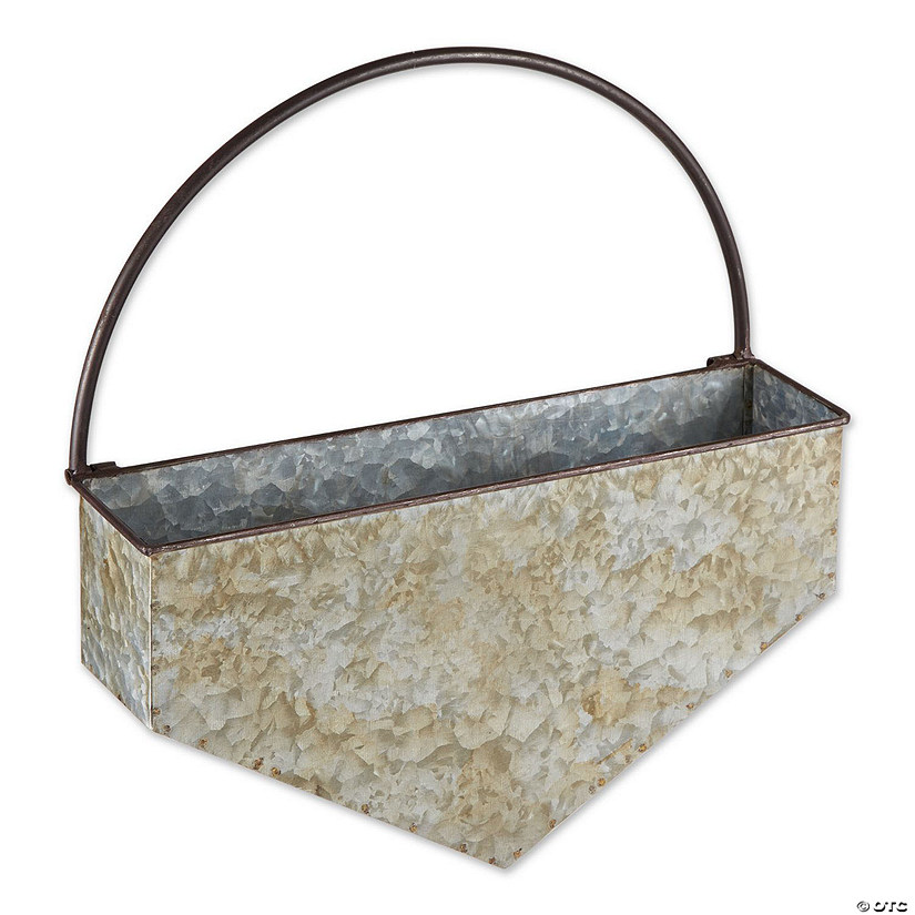 Diamond Galvanized Wall Planter Image
