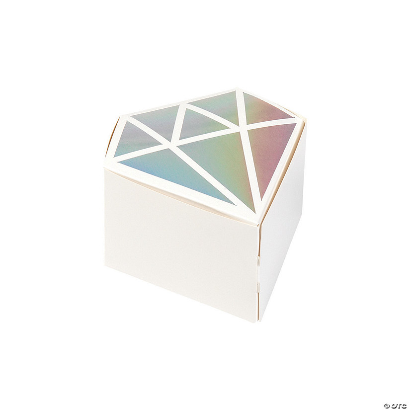 Diamond-Shaped Favor Boxes - 24 Pc. Image