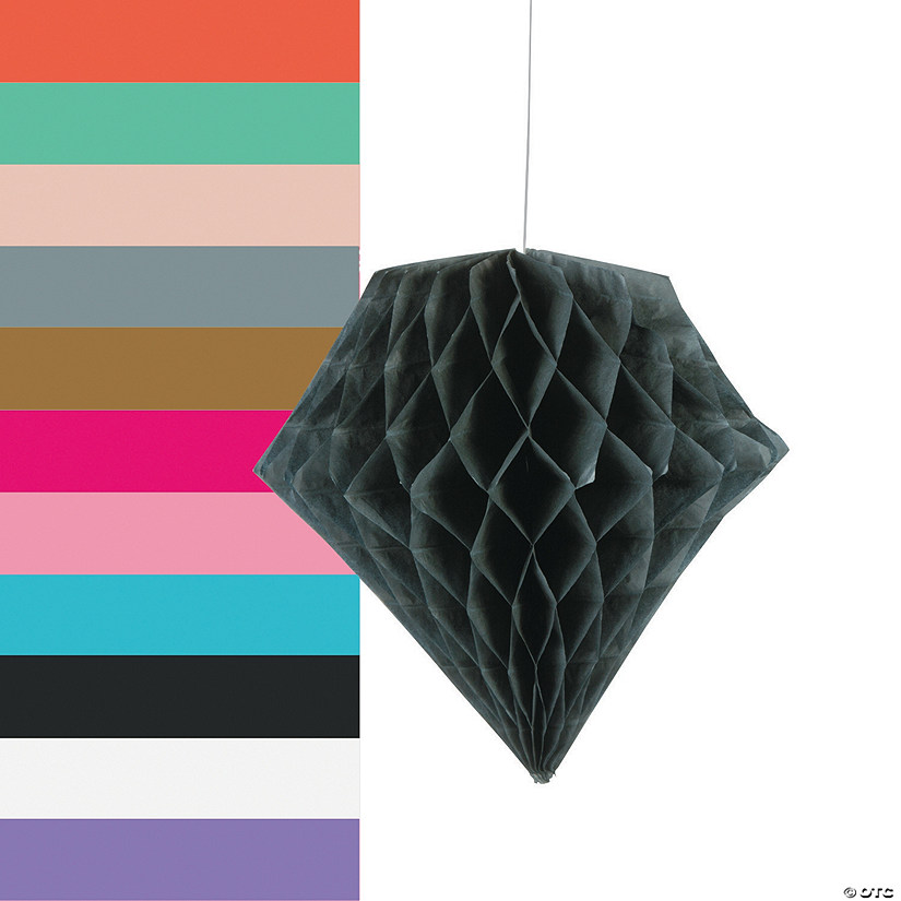 Diamond Tissue Paper Hanging Decorations Oriental Trading