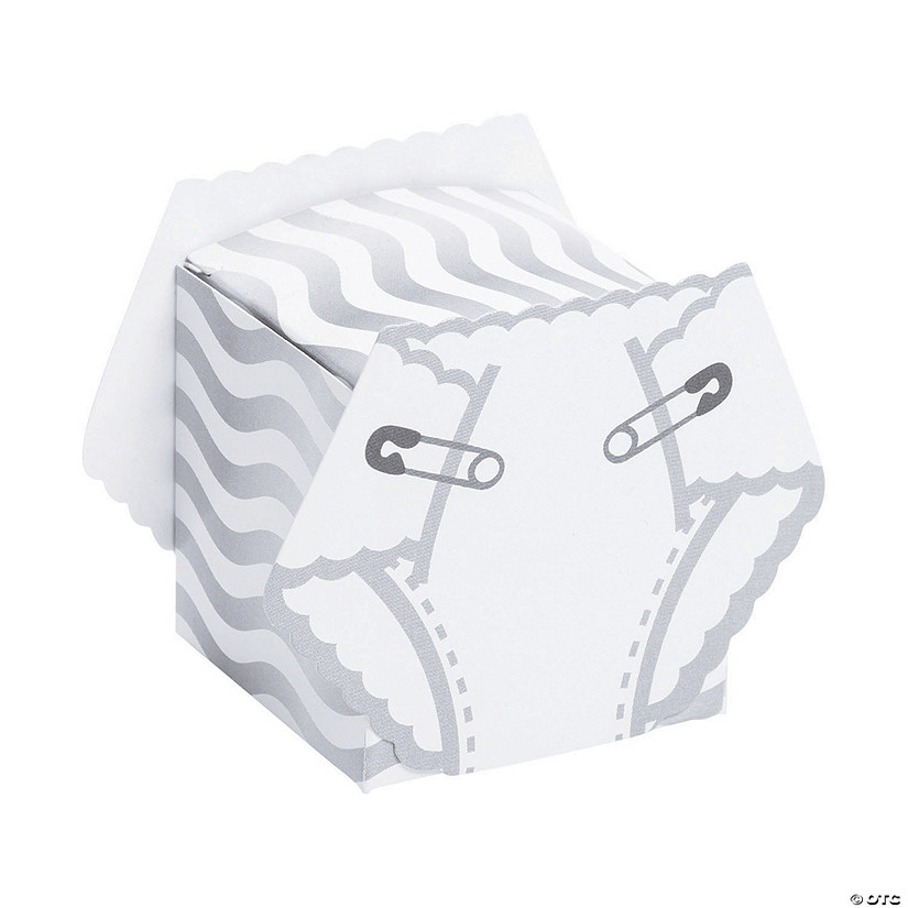 Diaper Favor Boxes - 12 Pc. Image