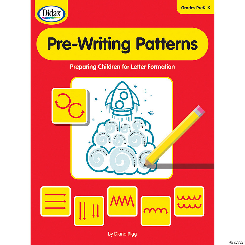Didax Pre Writing Patterns Book Oriental Trading