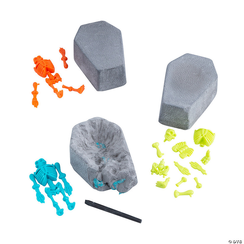 Dig It Up! Halloween Skeleton Coffins - 6 Pc. Image