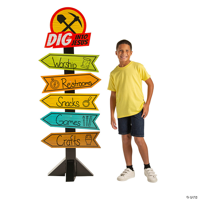 Dig VBS Directional Sign Oriental Trading