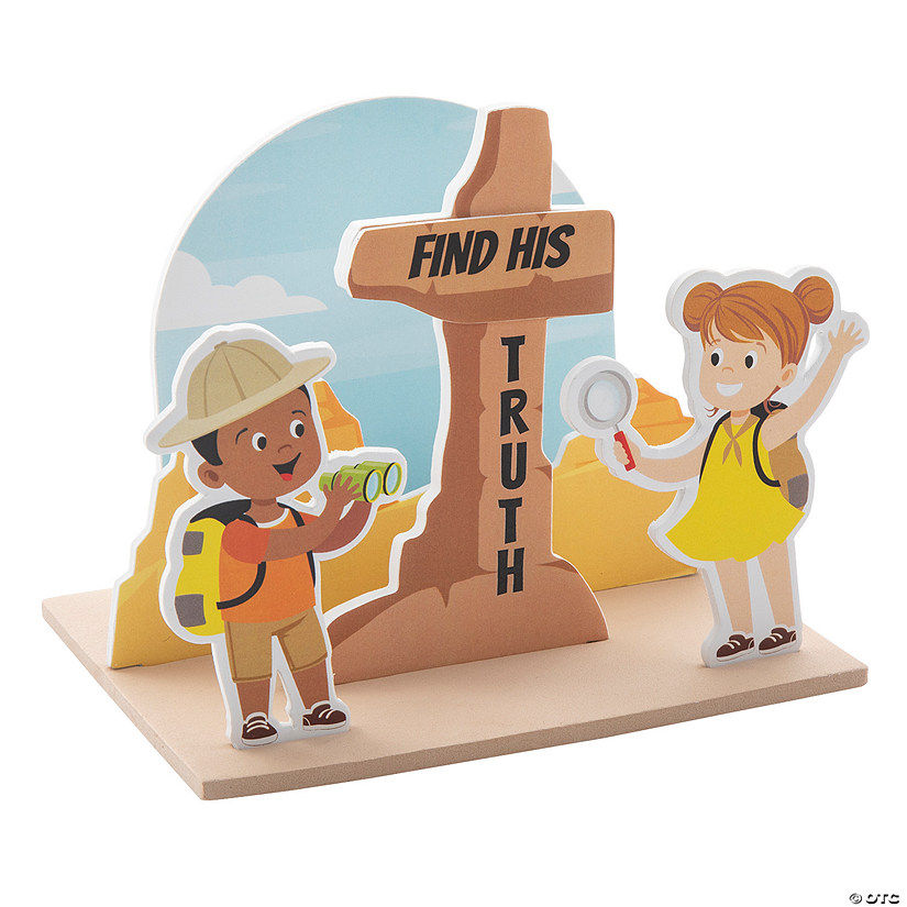 Dig VBS Stand-Up Cross Craft Kit - Makes 12 Image